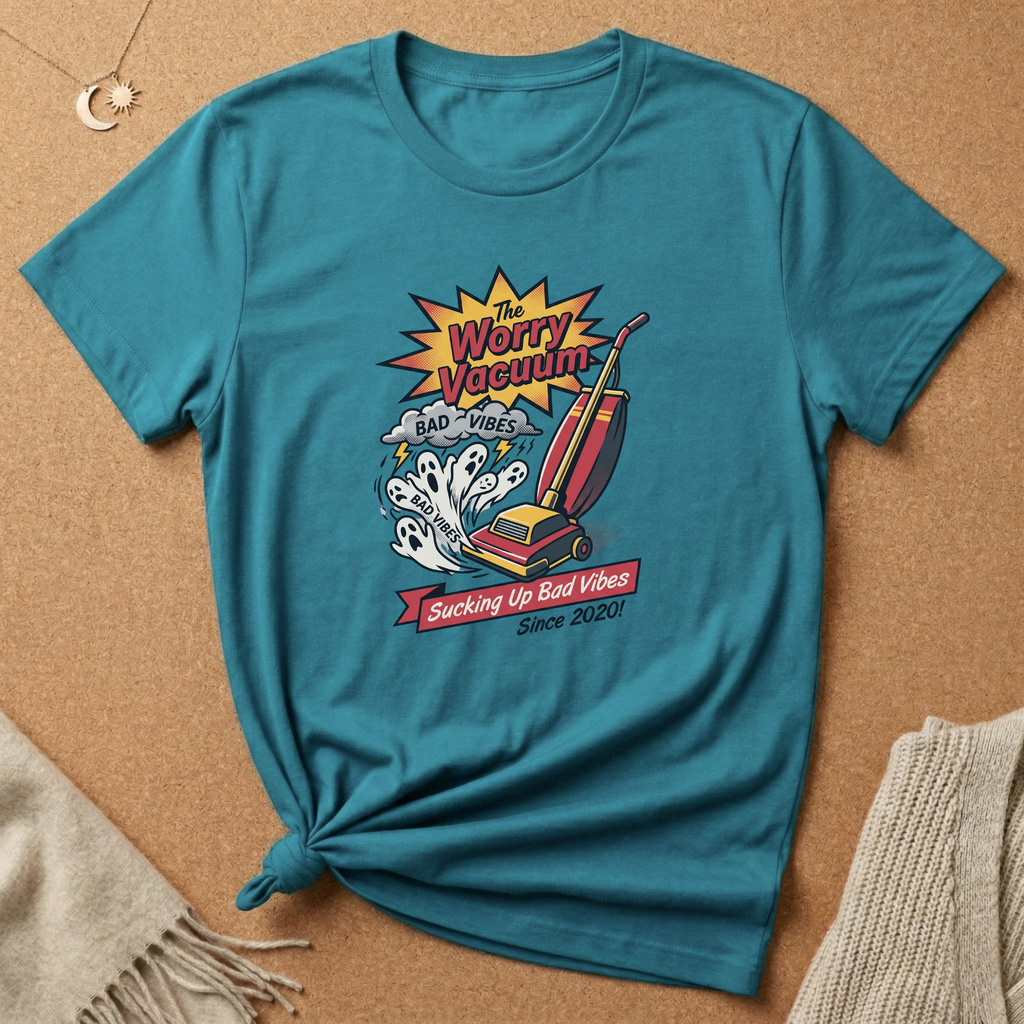Worry Vacuum Ad Tee