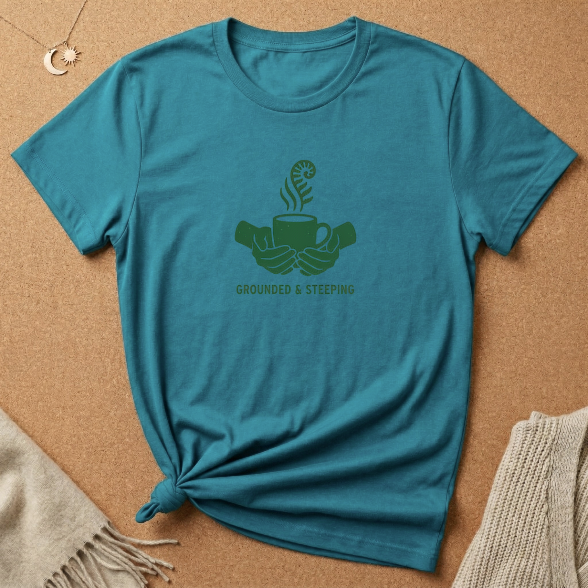 Grounded and Steeping Tee
