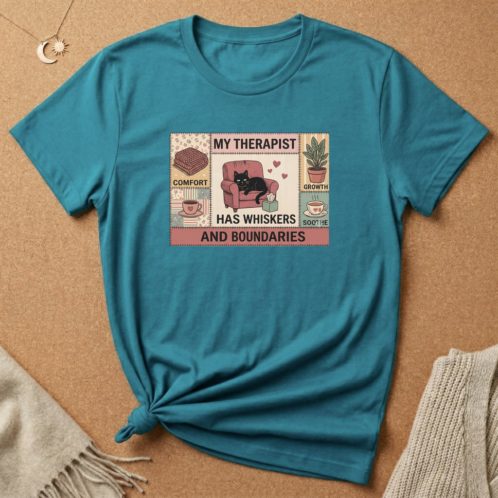 Cat Therapist Comfort Tee