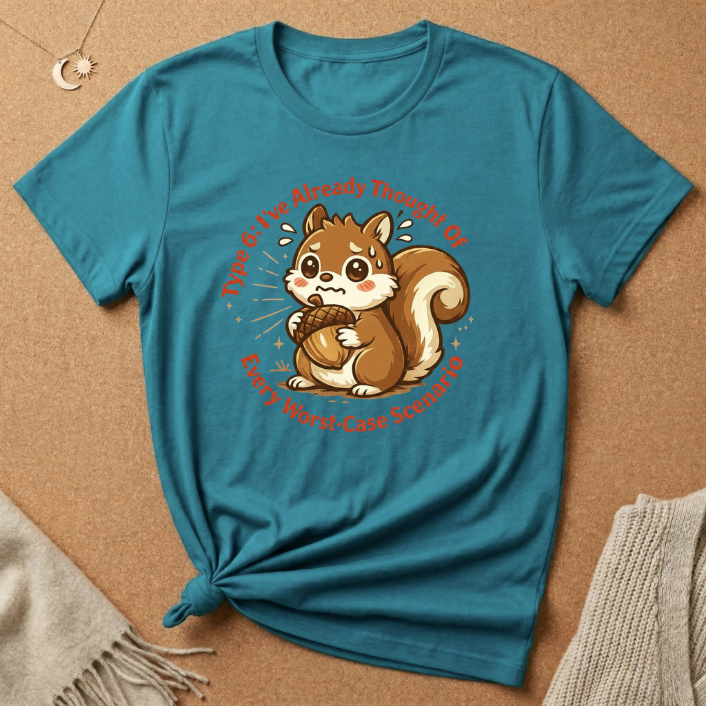 Type 6: I've Already Thought Of Every Worst-Case Scenario Squirrel Tee