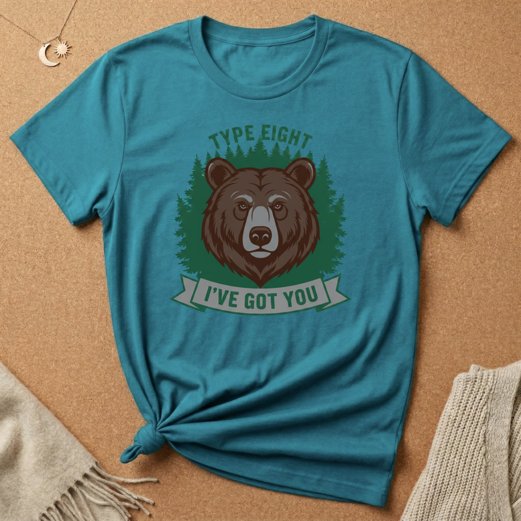 Enneagram Type 8 I've Got You Bear Tee