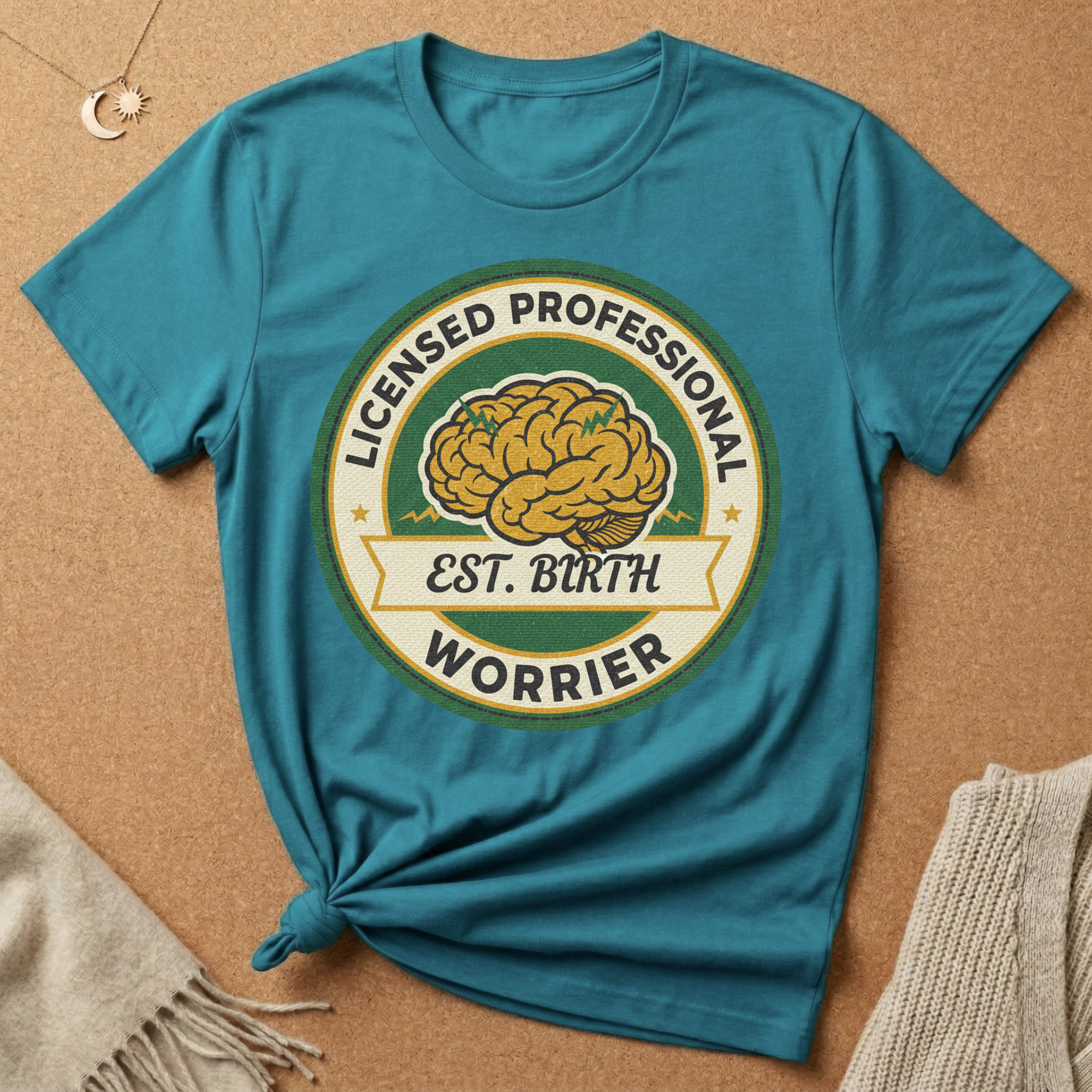 Licensed Professional Worrier Est. Birth Tee