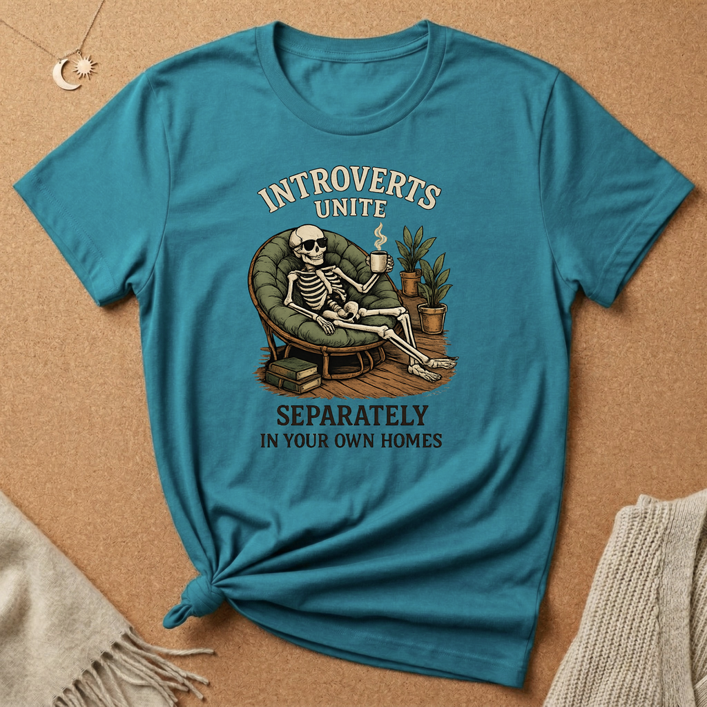 Introverts Unite Separately In Your Own Homes Tee