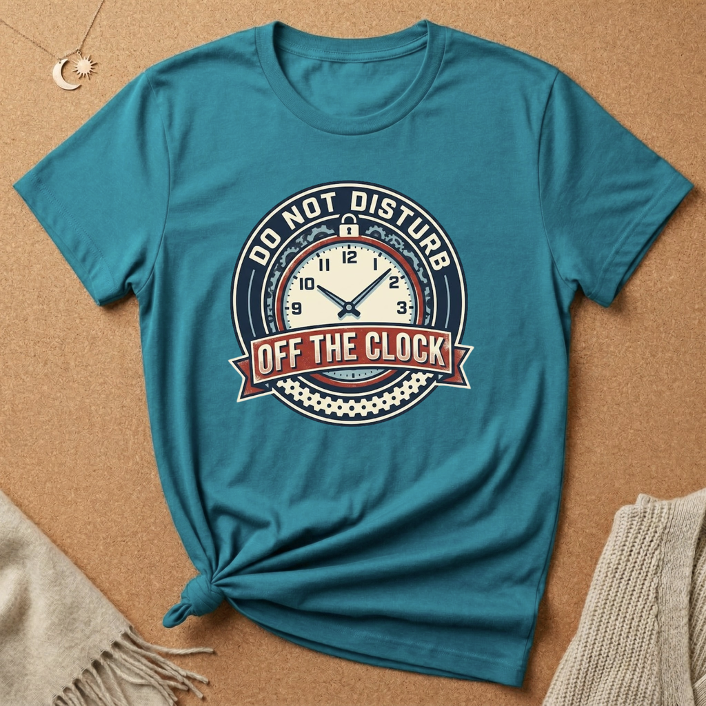 Do Not Distrub Clock Tee