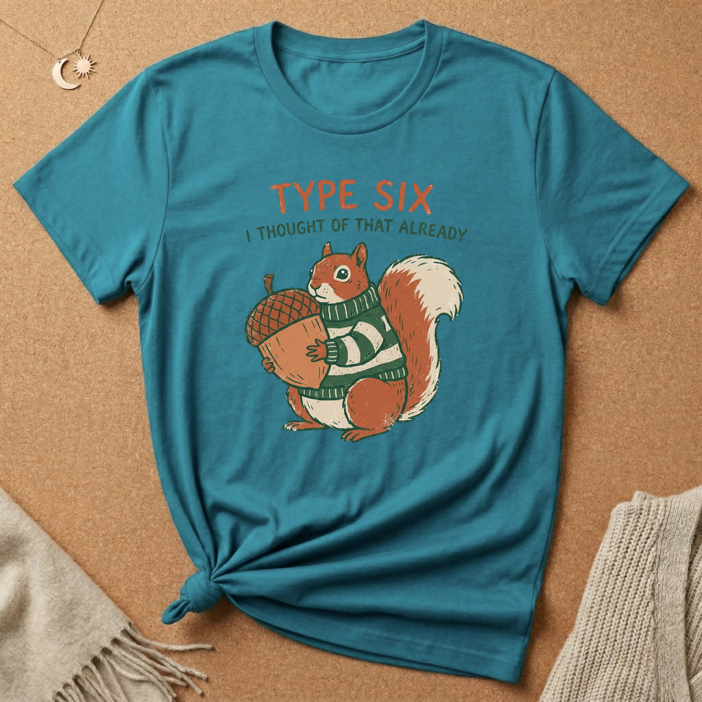 Enneagram Type 6 I Thought of That Already squirrel Tee
