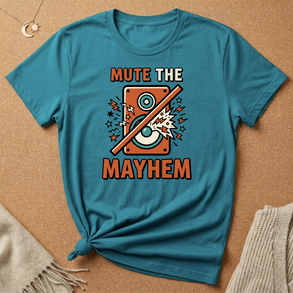 Mute the Mayhem Speaker Tee