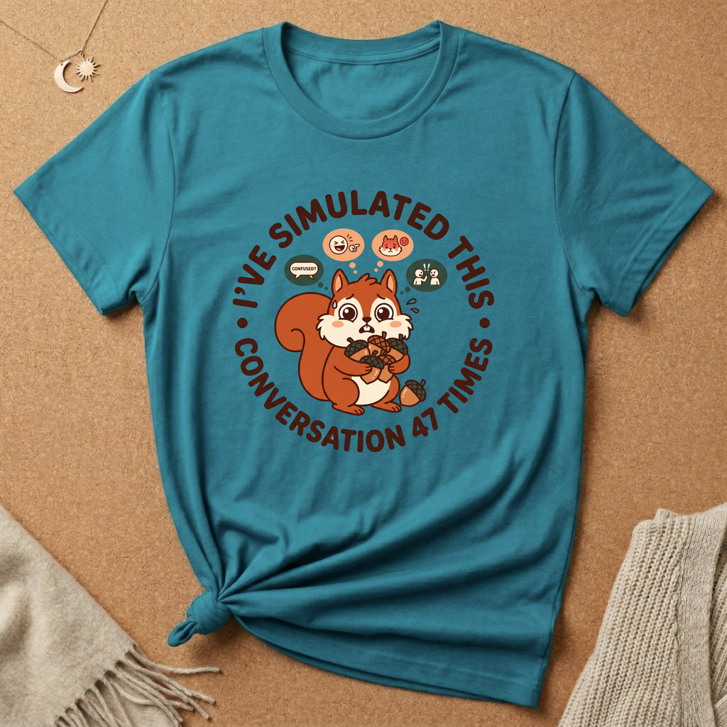 I've Simulated This Conversation 47 Times Squirrel Tee