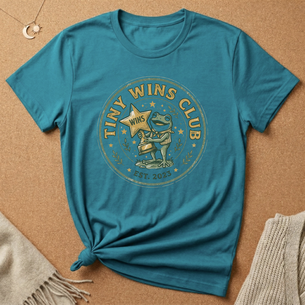 Tiny Wins Club Frog Tee