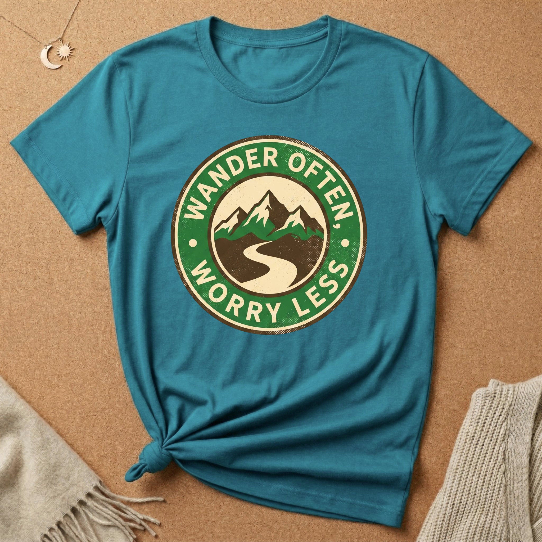 Wander Often, Worry Less Tee