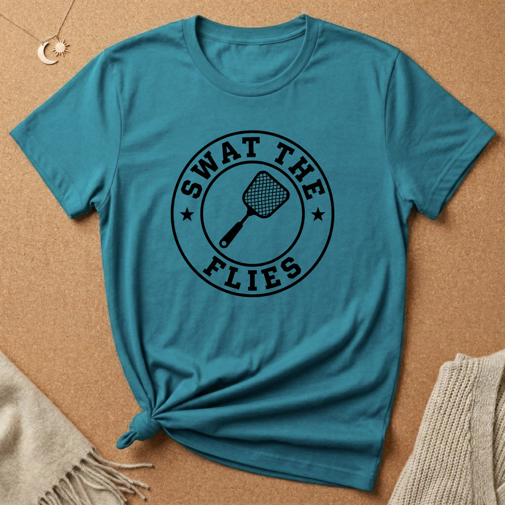 Swat the Flies Badge Tee