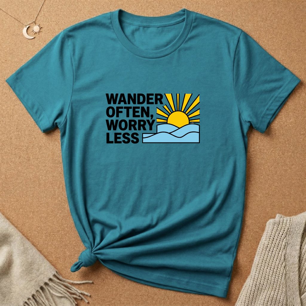 Wonder Often, Worry Less Tee
