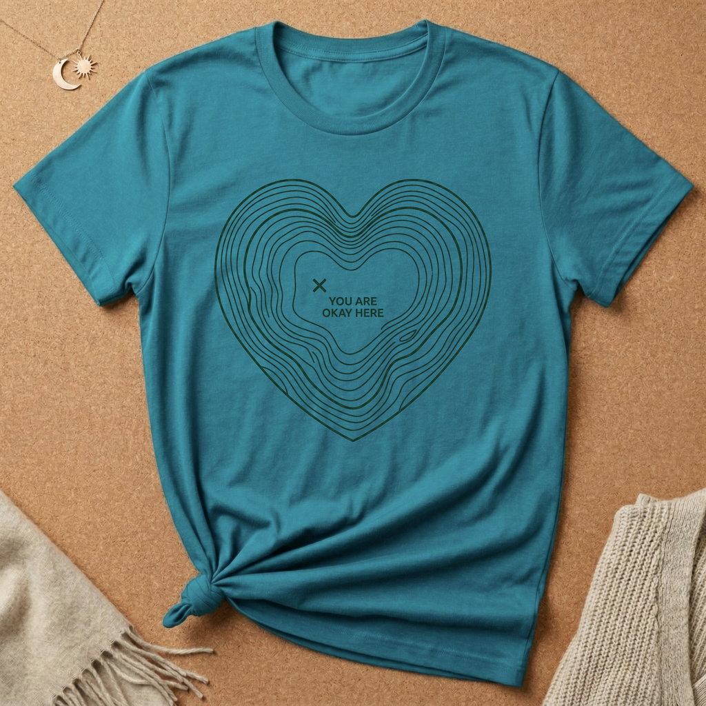 Heart Topography Tee