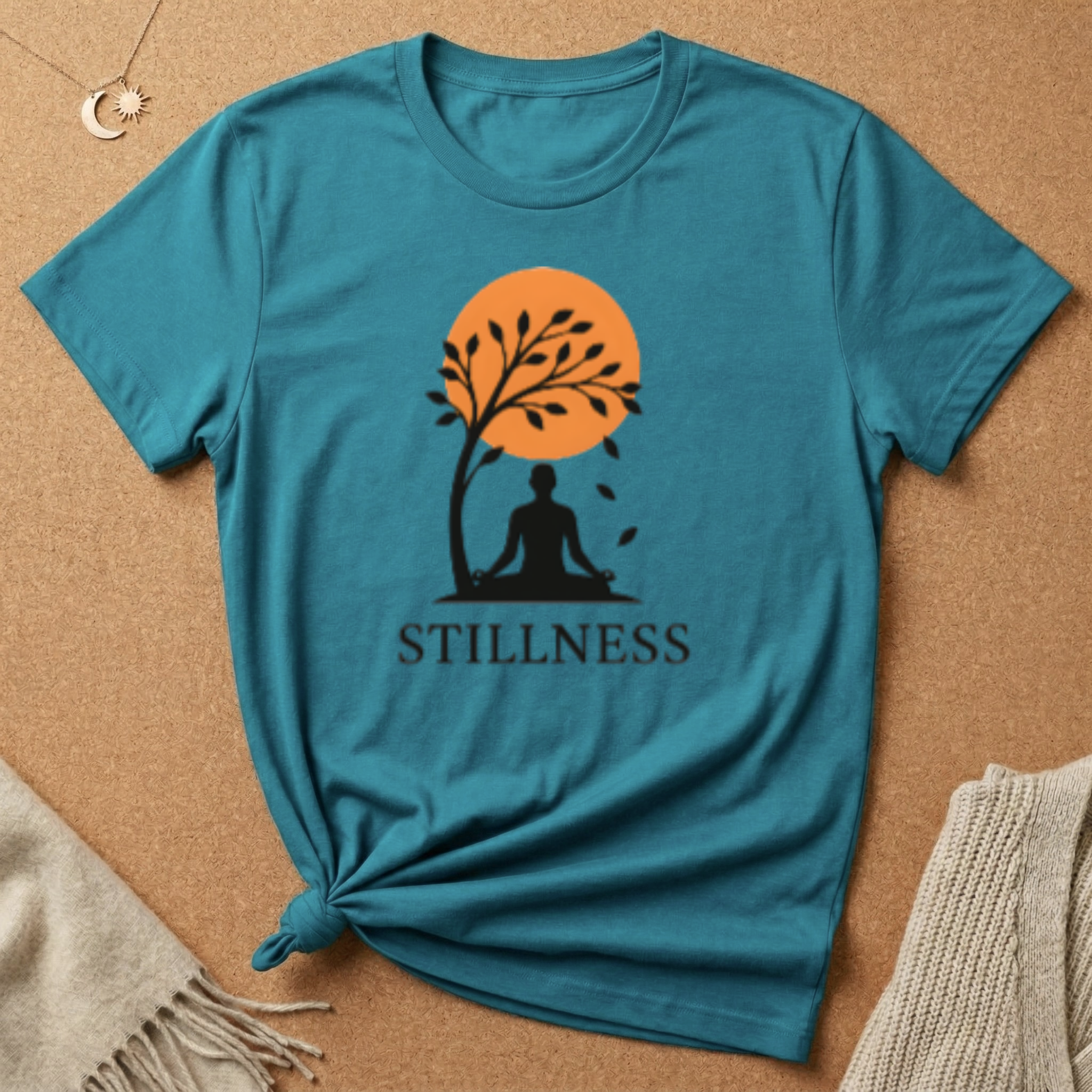 Stillness Meditation Silhouette Tee