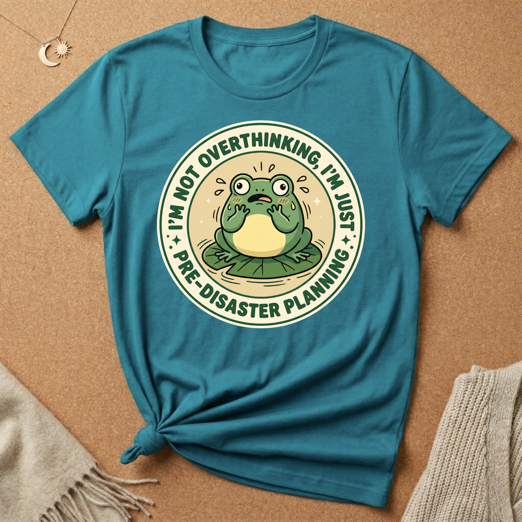 Not Overthinking Frog Tee