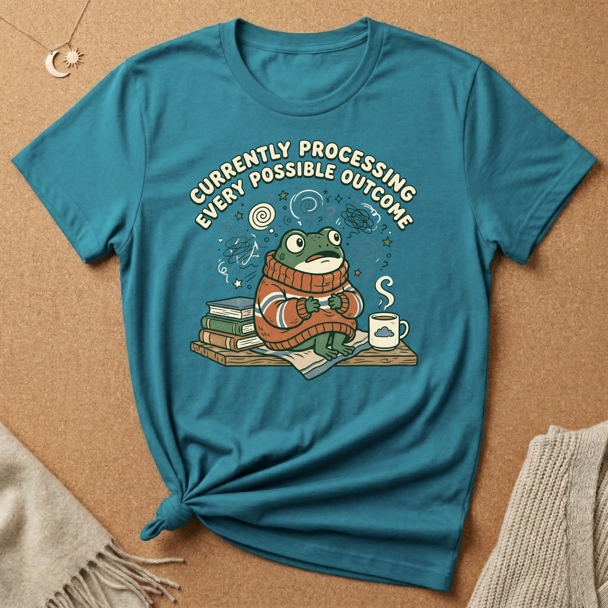 Currently Processing Every Possible Outcome Frog Tee