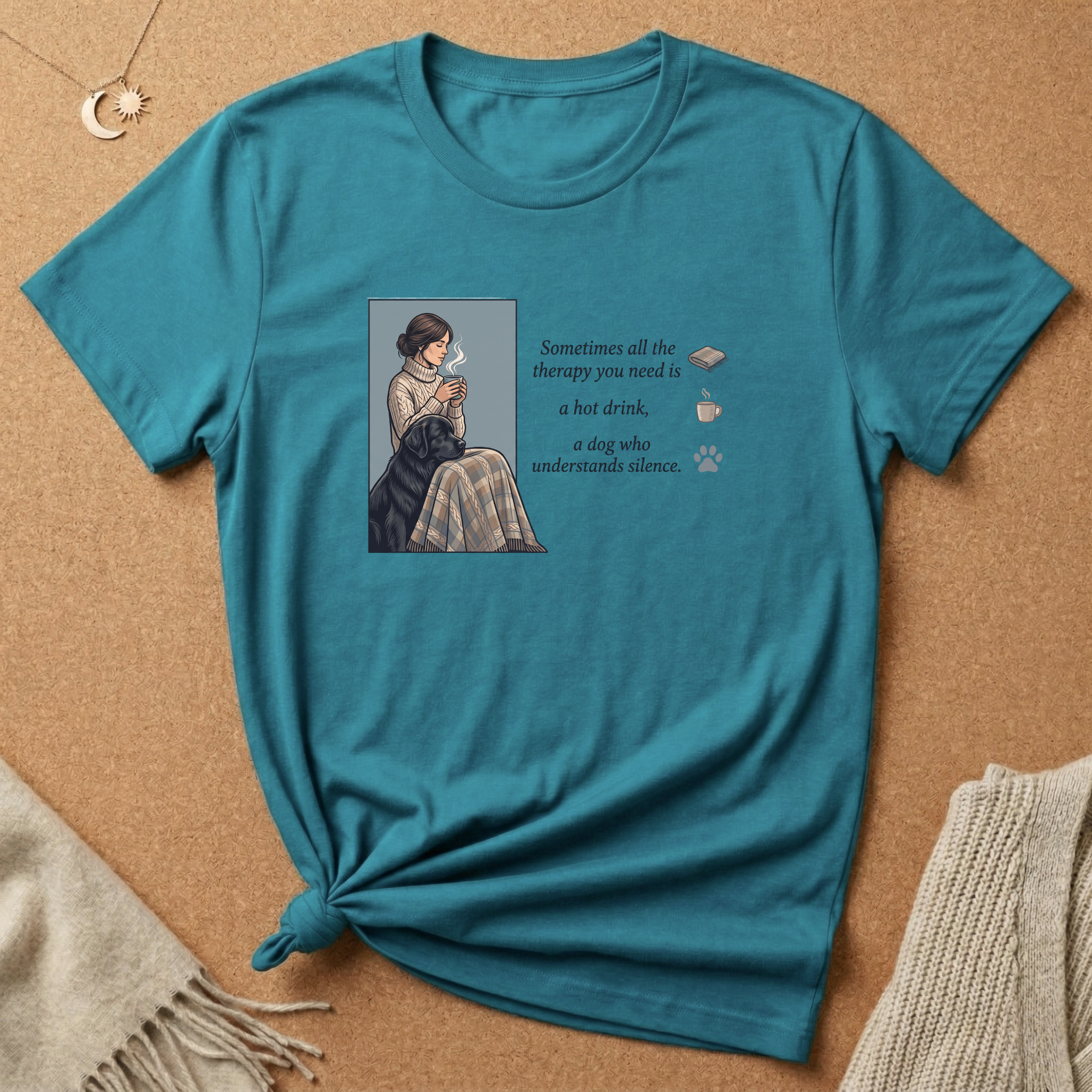 All the Therapy You Need Dog Tee