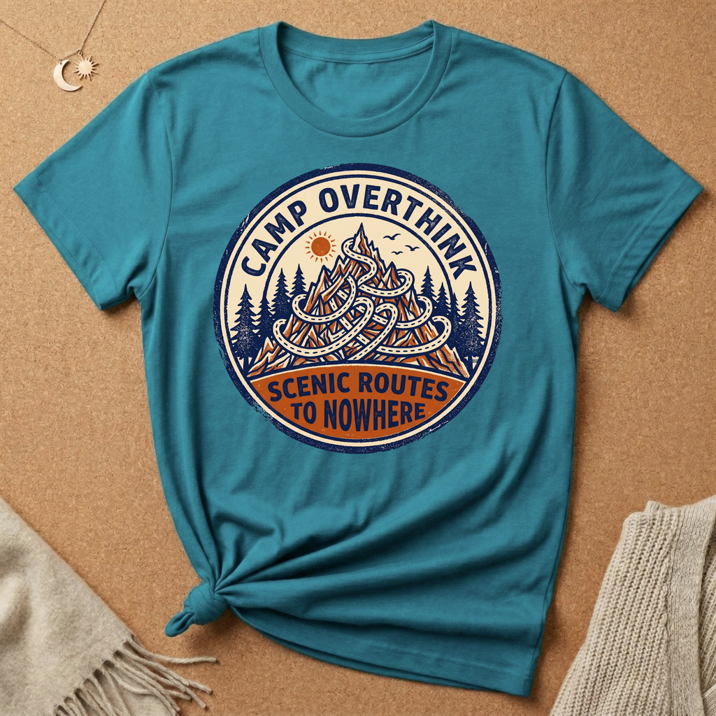 Camp Overthink Scenic Routes to Nowhere Tee