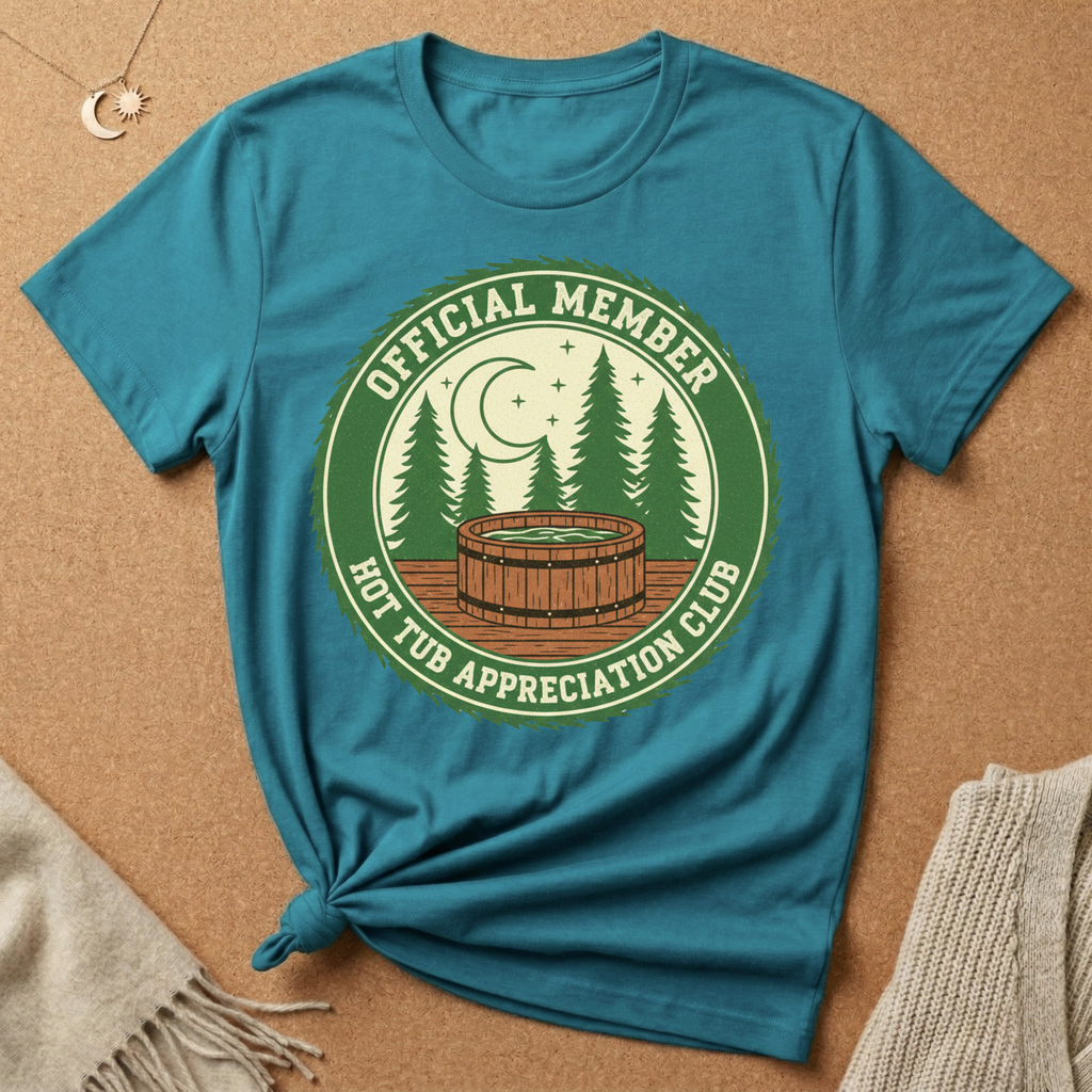 Official Member Hot Tub Appreciation Club Tee