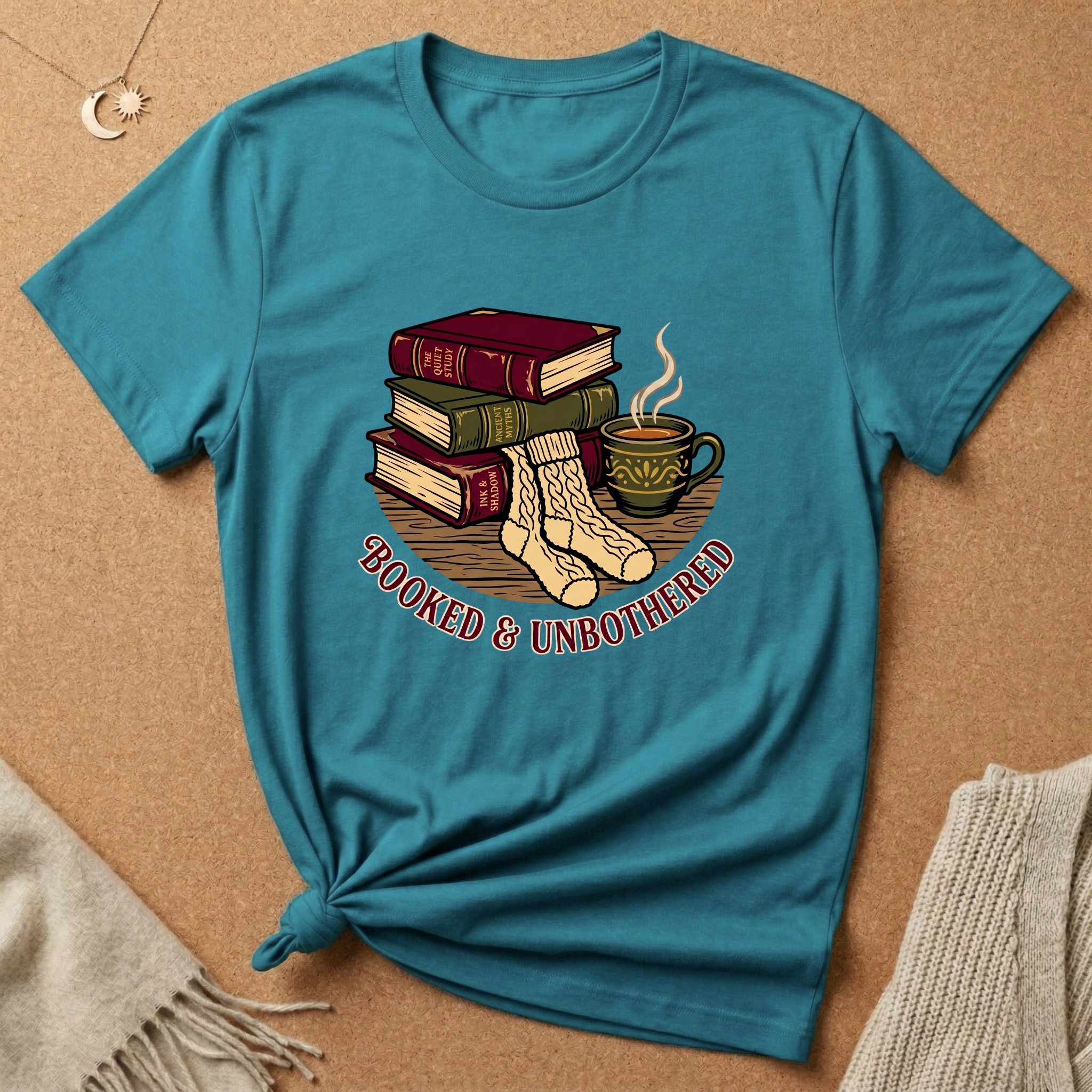 Booked and Unbothered Cozy Tee