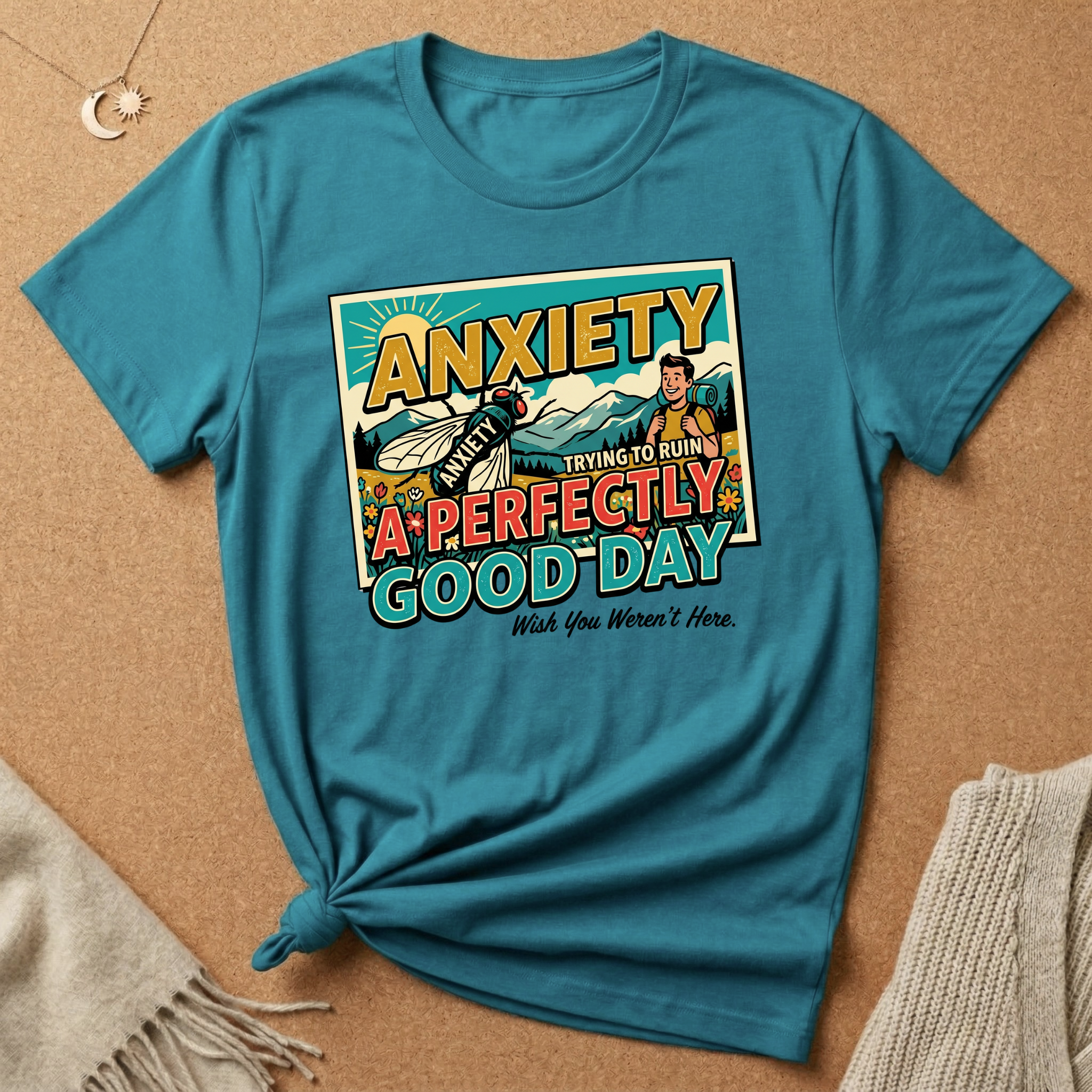 Anxiety Wish You Weren't Here Tee