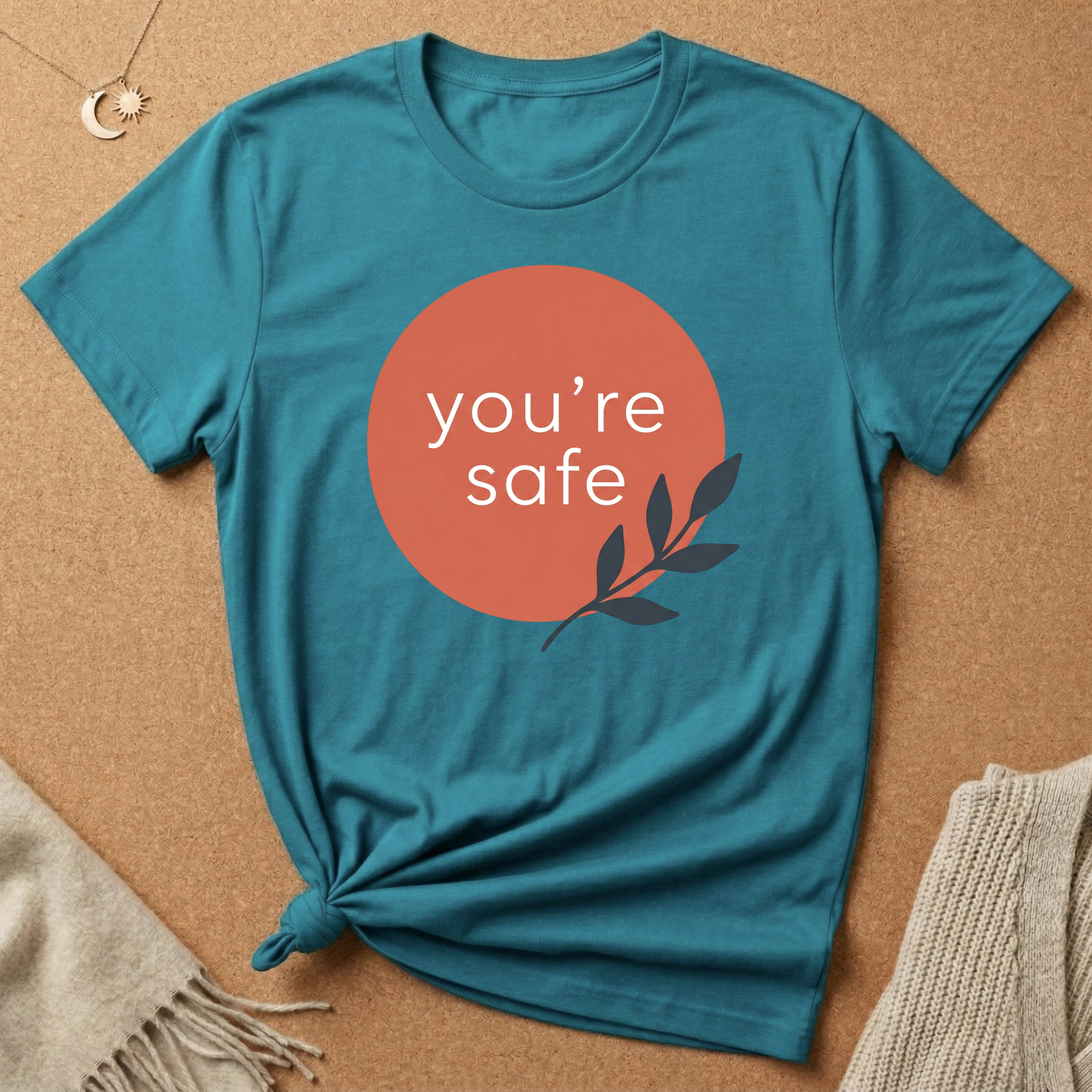 You're Safe with Olive Branch Tee