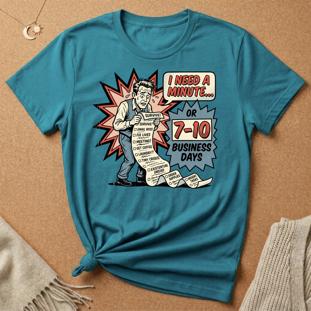 I Need a Minute Vintage Ad Tee