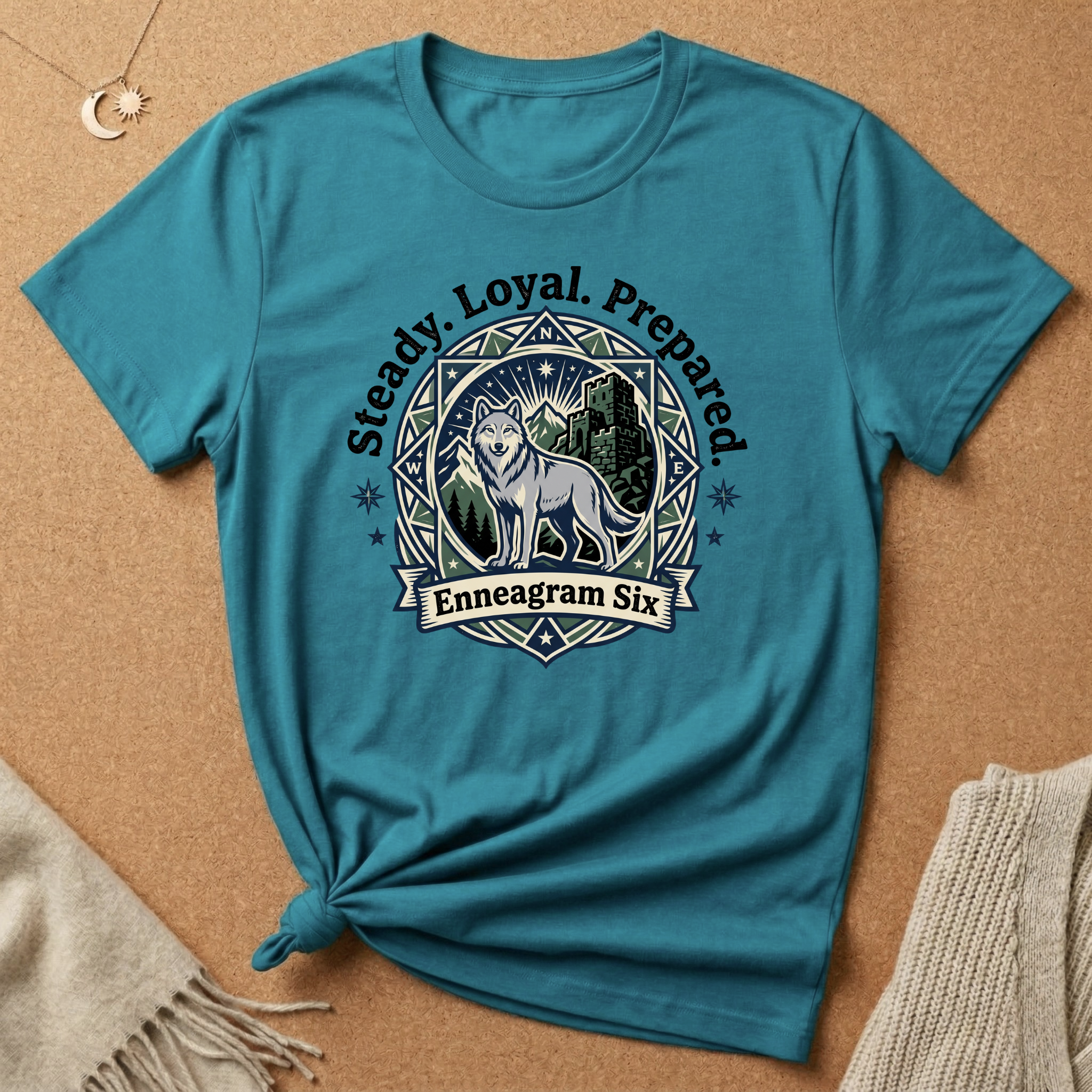 Enneagram Six Steady Tee