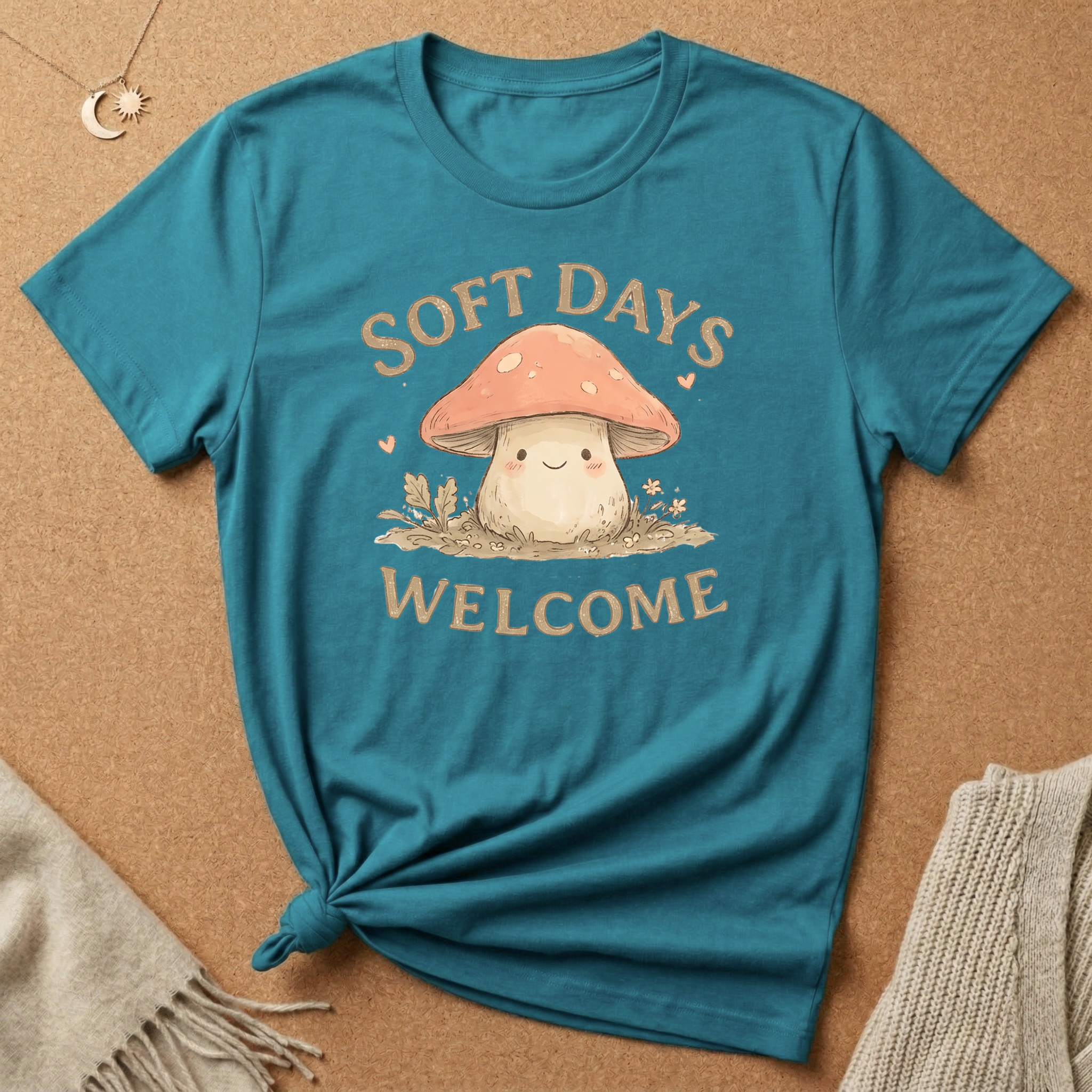 Soft Days Mushroom Tee