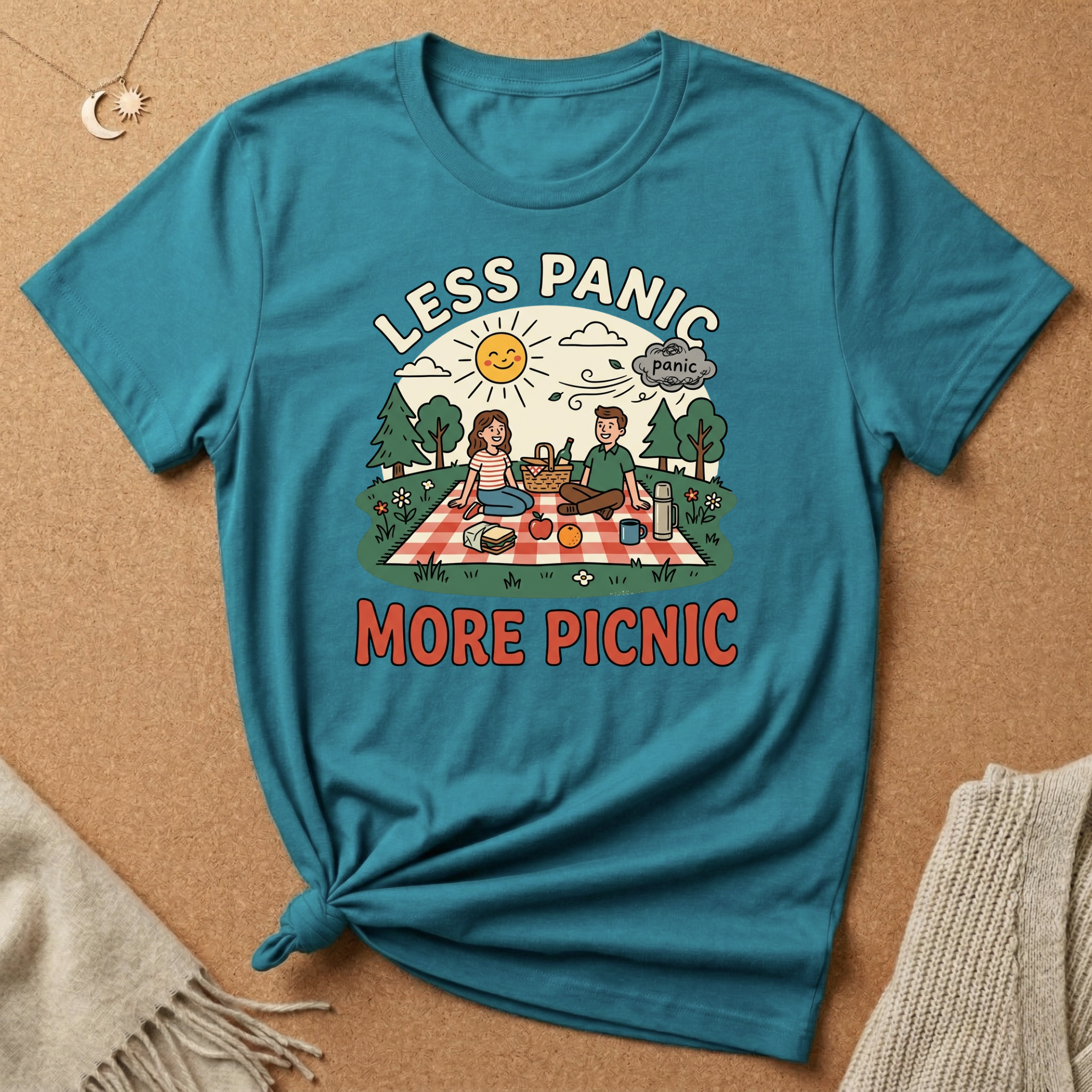 Less Panic, More Picnic Tee