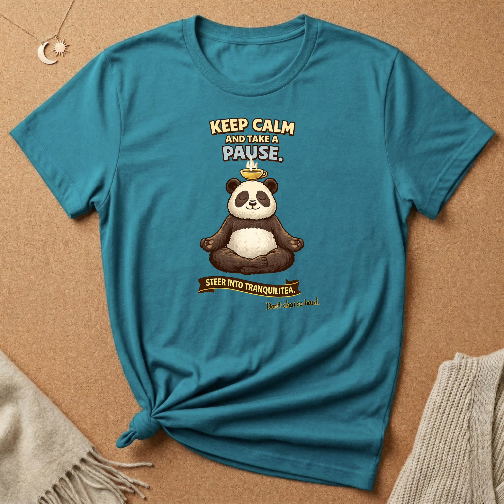 Take a Pause Panda Tee
