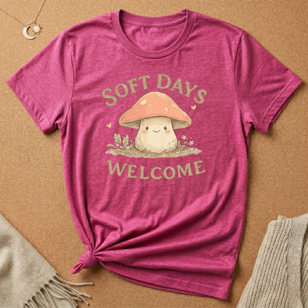 Soft Days Mushroom Tee