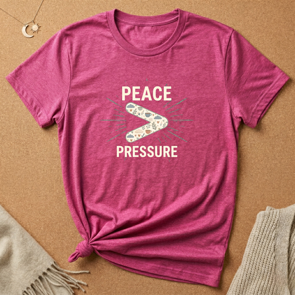 Peace > Pressure Pattern Tee