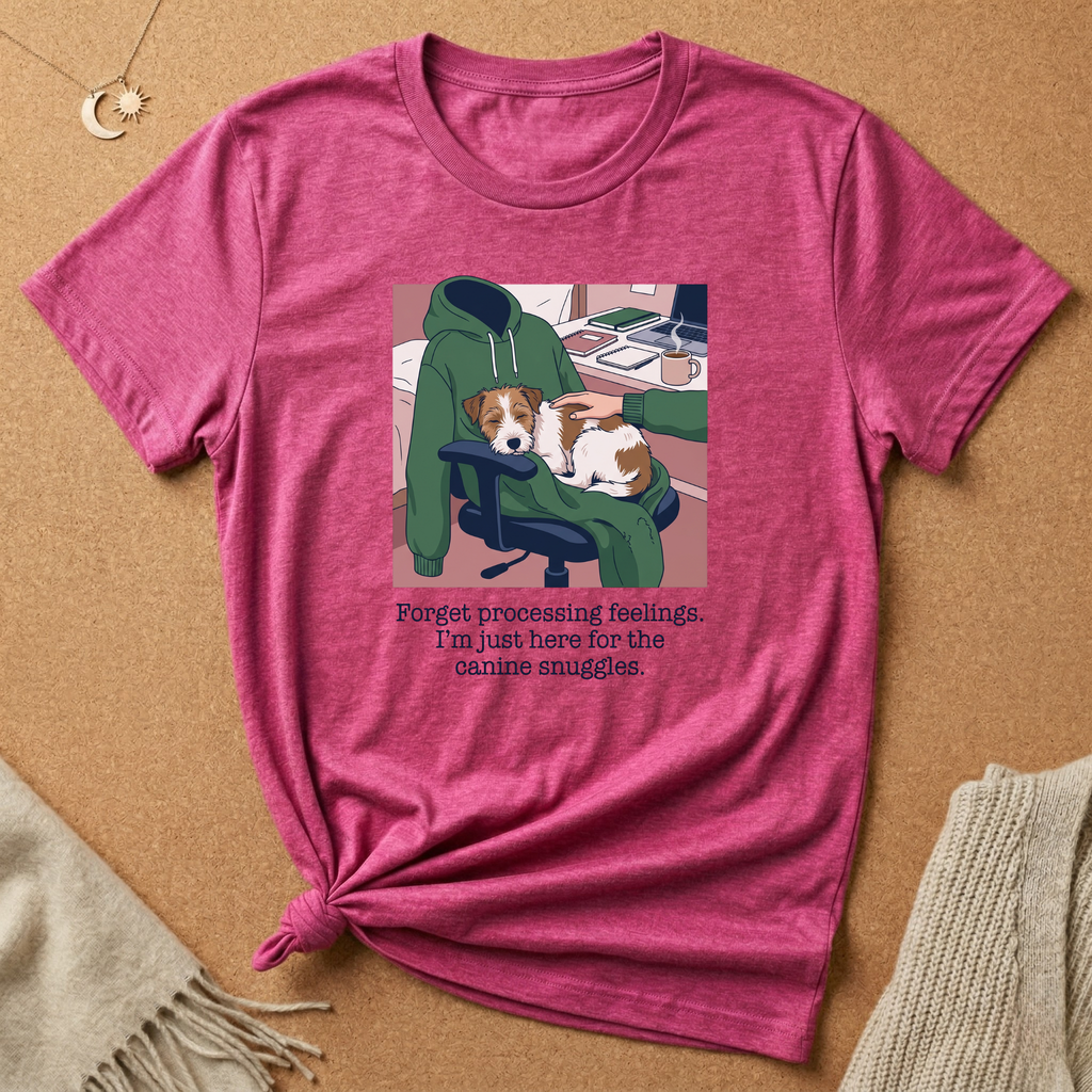 Here For Canine Snuggles Tee