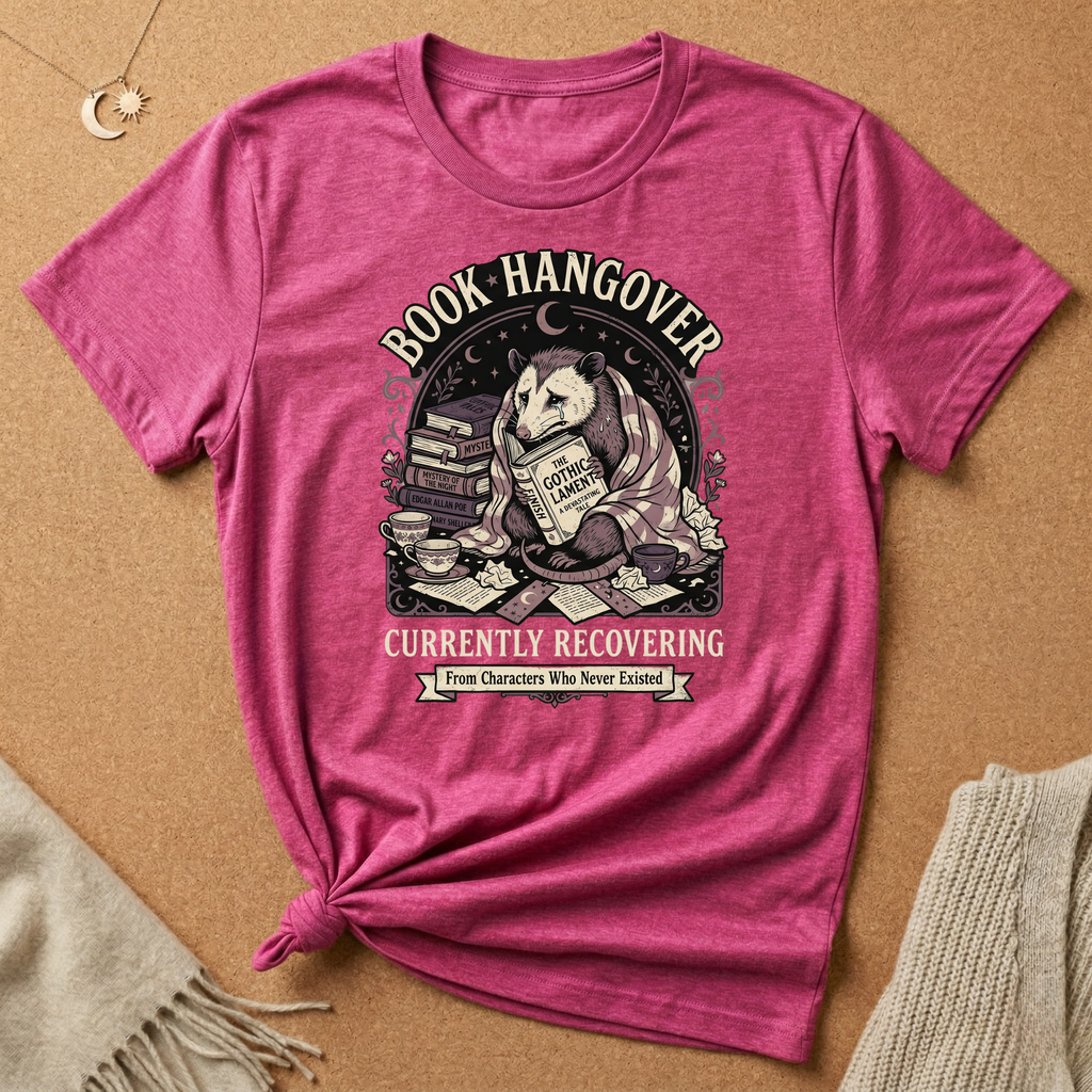 Book Hangover Opossum Tee