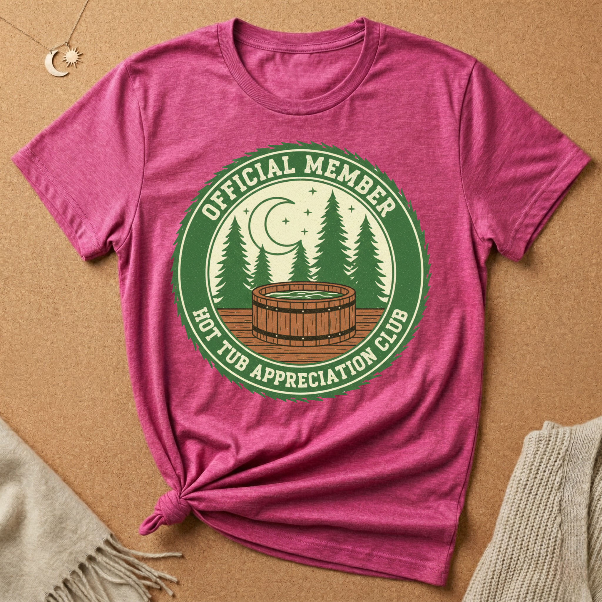 Official Member Hot Tub Appreciation Club Tee