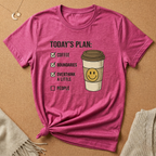 Today's Plan: Coffee Boundaries Overthink Tee