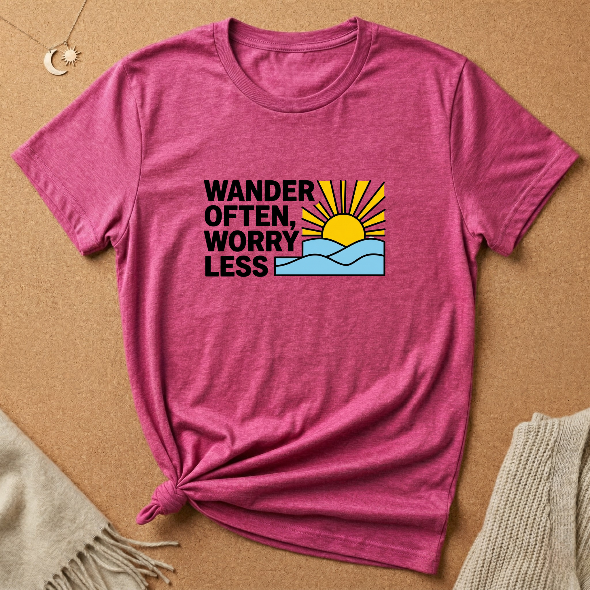 Wonder Often, Worry Less Tee