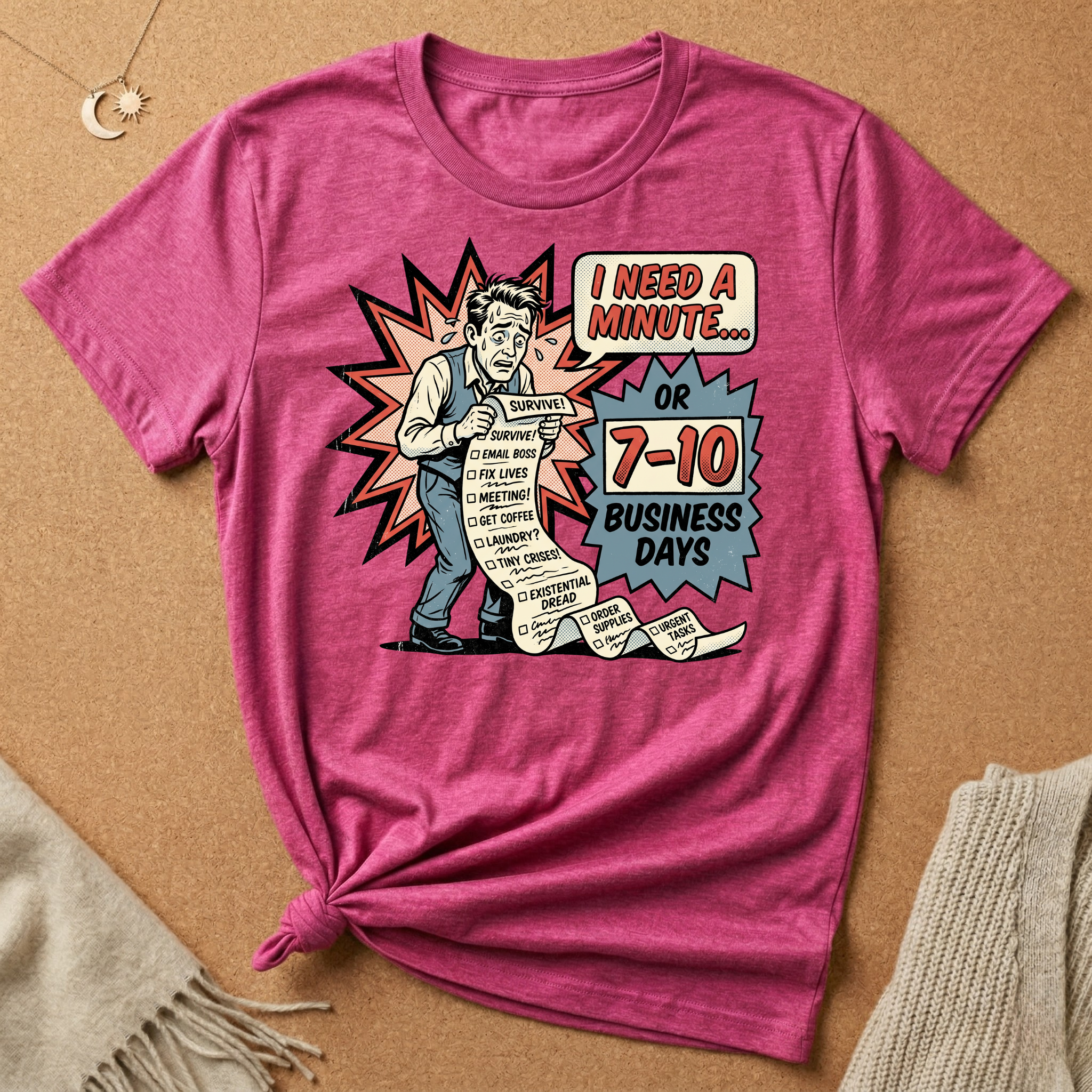 I Need a Minute Vintage Ad Tee