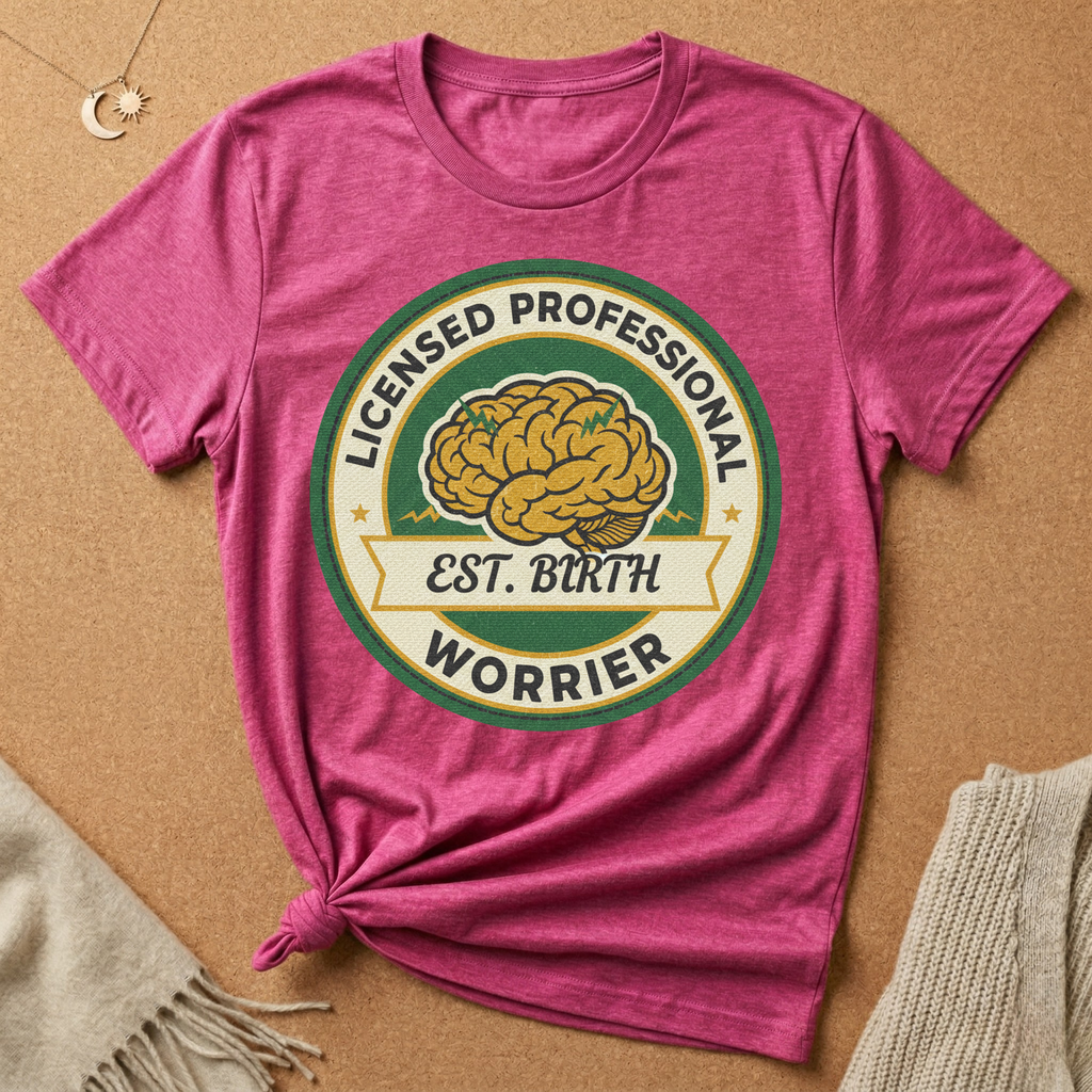 Licensed Professional Worrier Est. Birth Tee