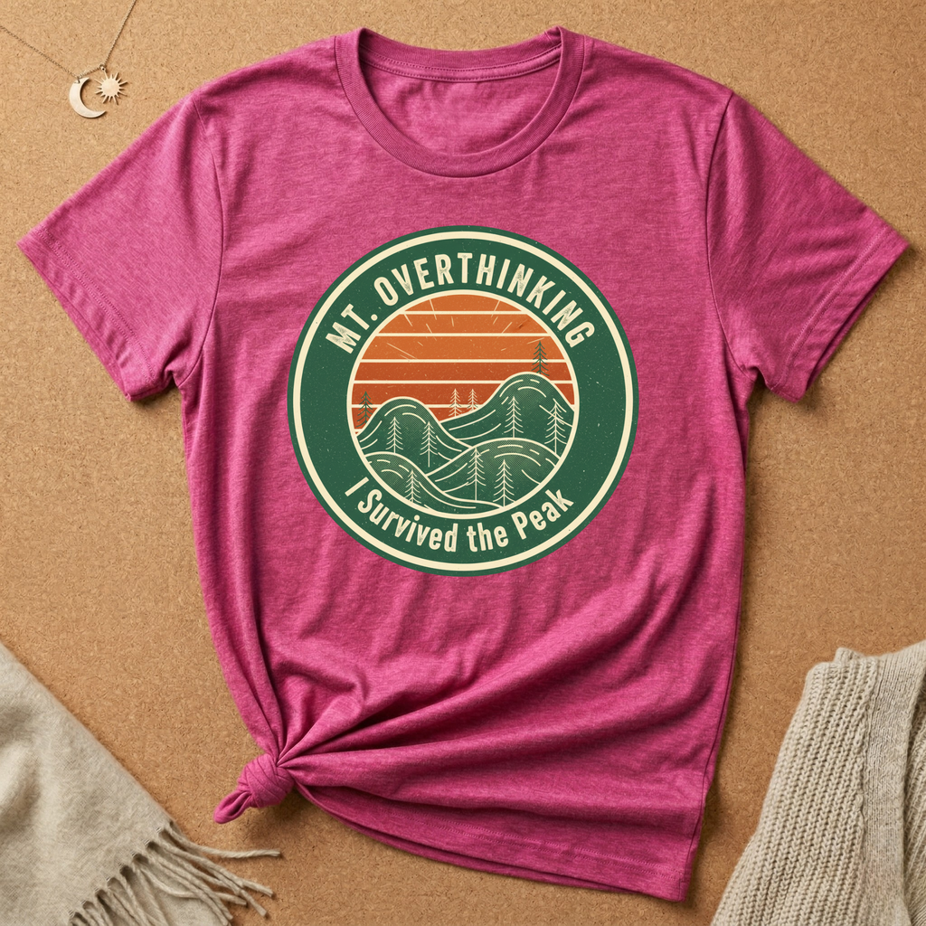 Mt. Overthinking: I Survived the Peak Tee