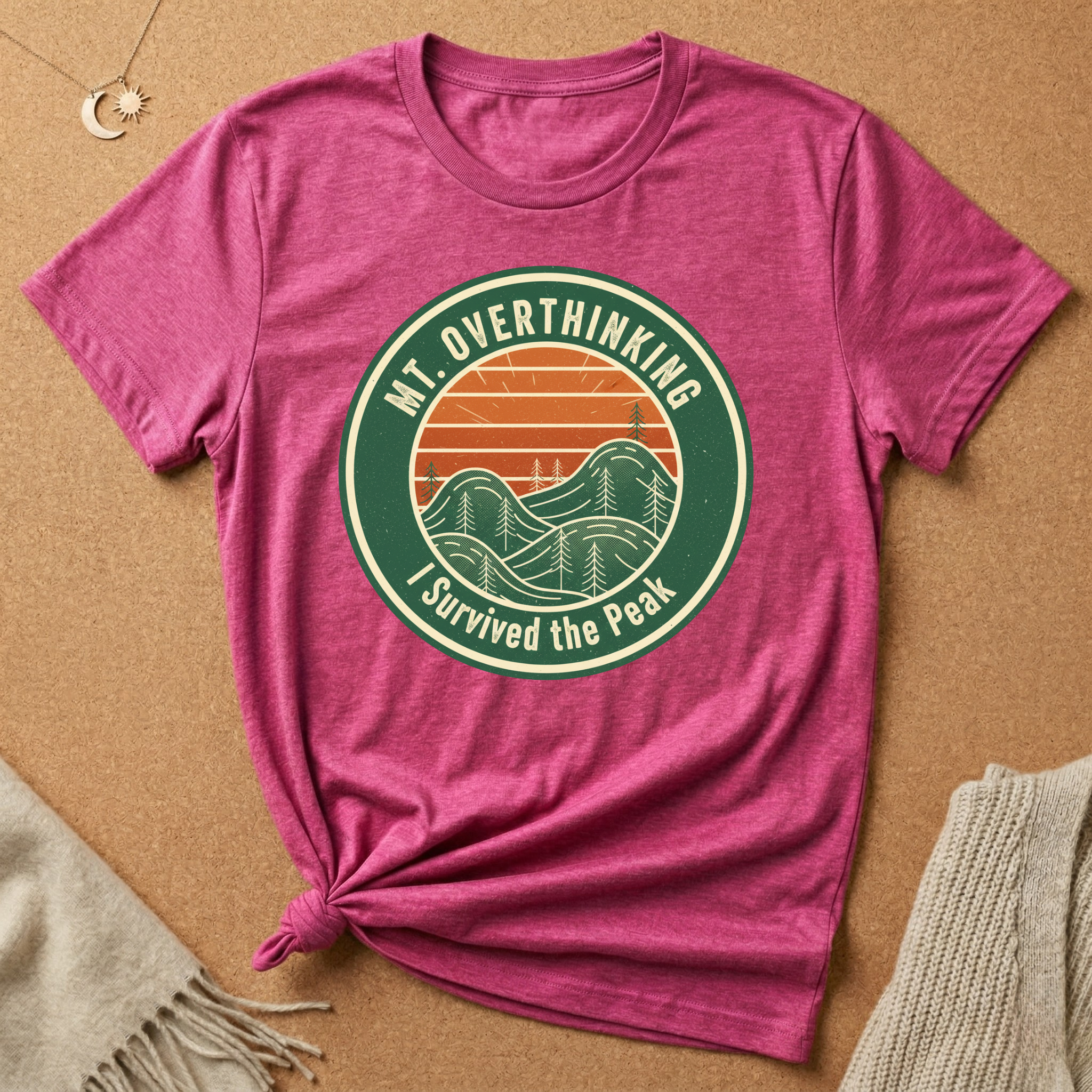 Mt. Overthinking: I Survived the Peak Tee