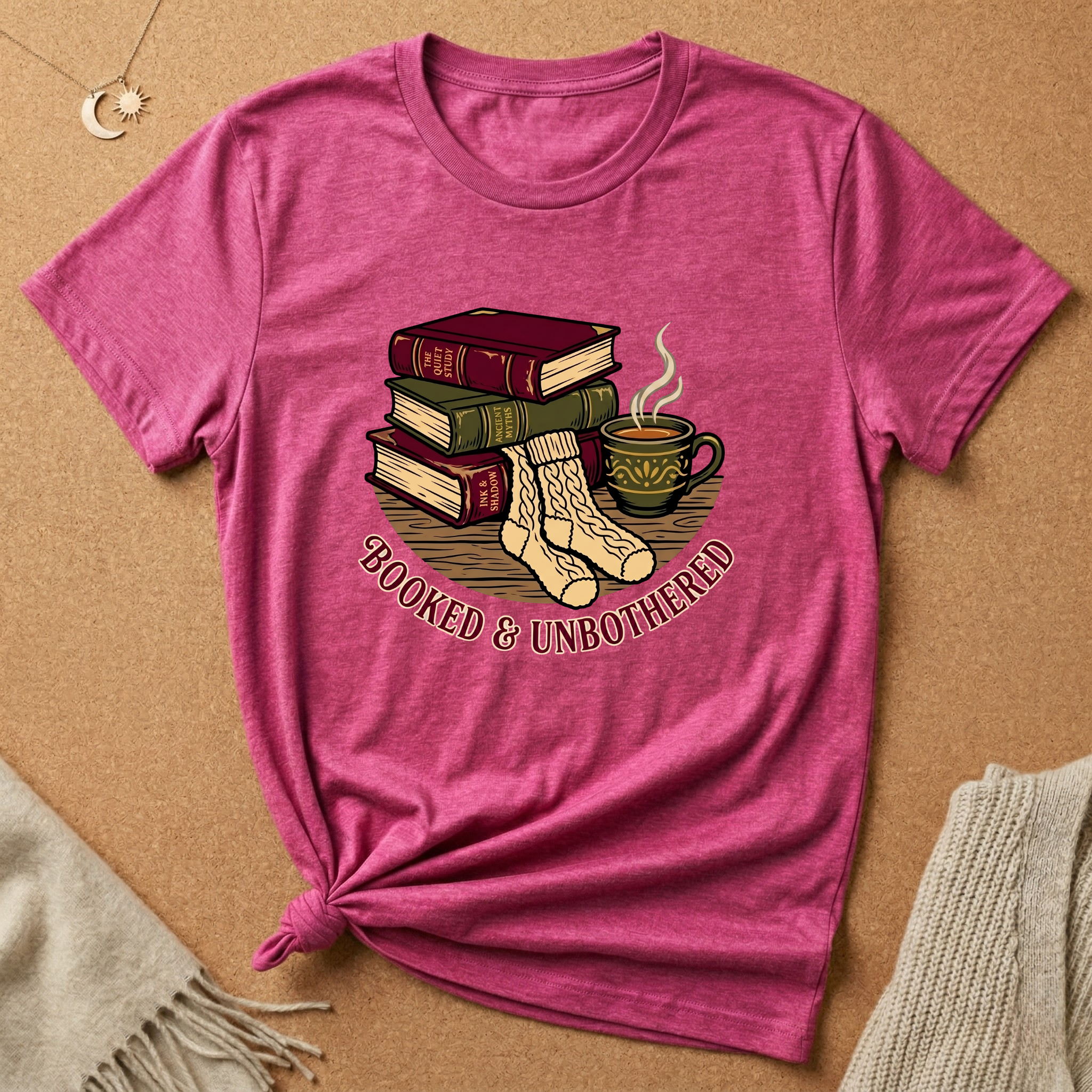Booked and Unbothered Cozy Tee