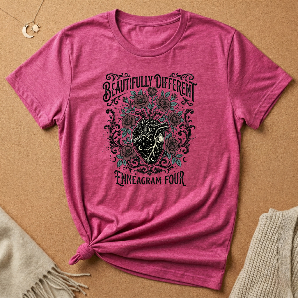 Enneagram Four Beautifully Different Tee