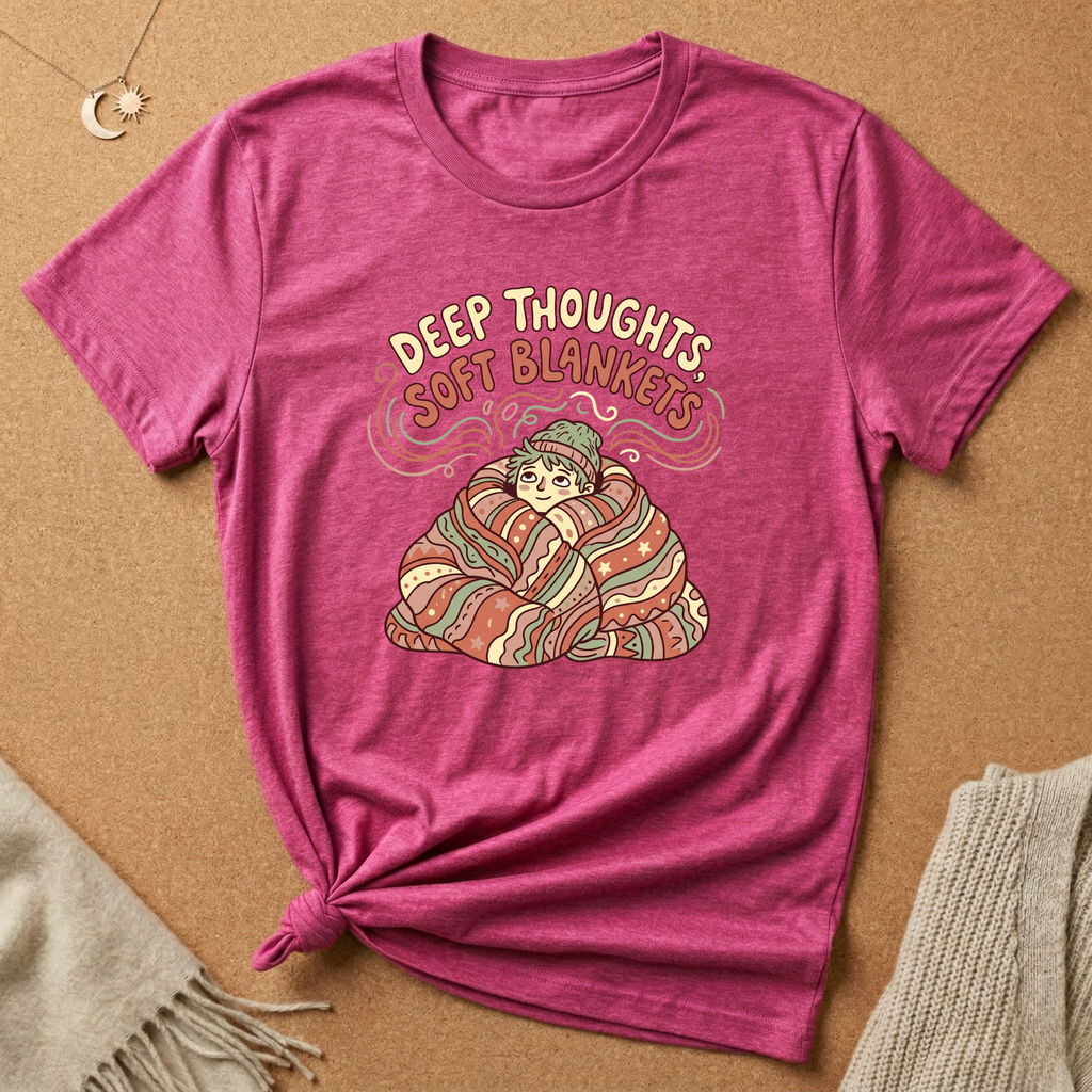 Deep Thoughts, Soft Blankets Tee