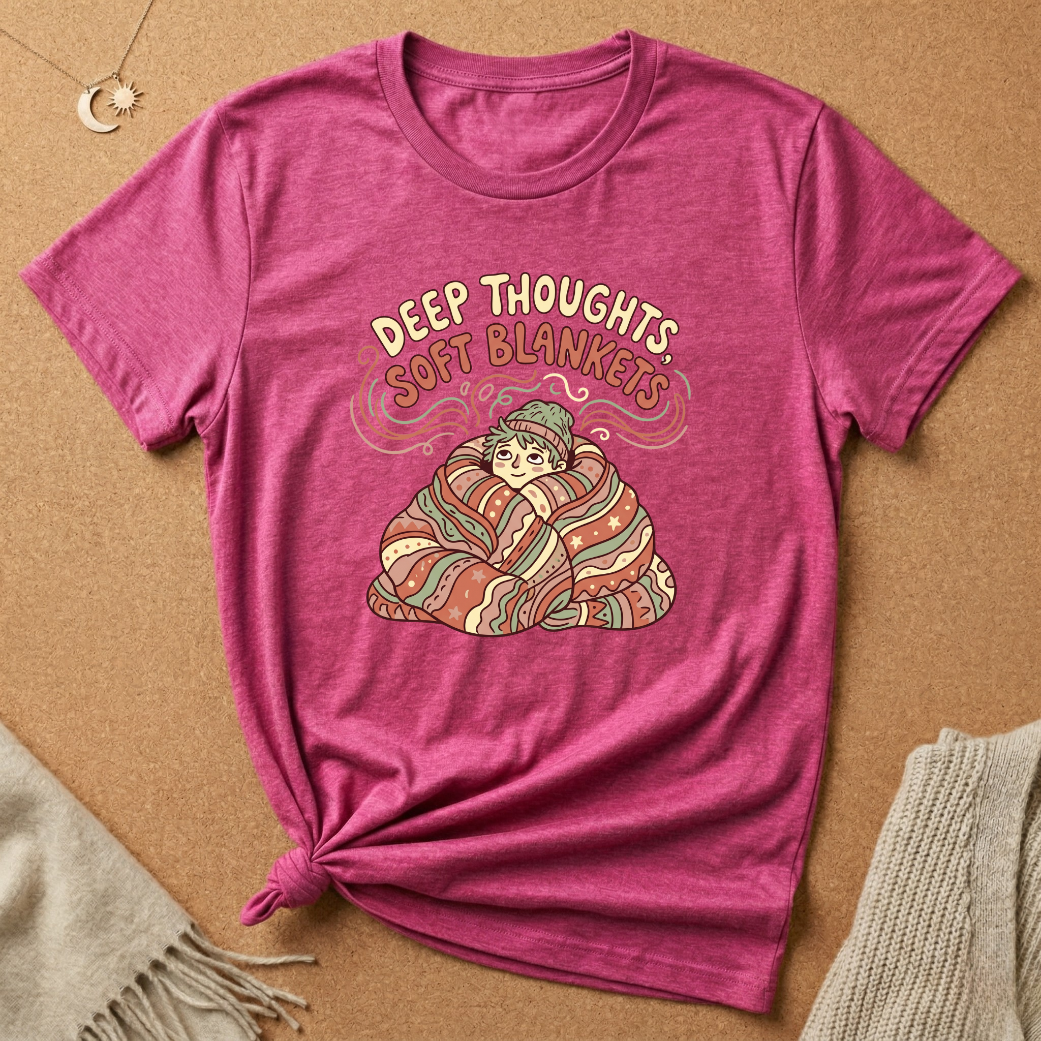 Deep Thoughts, Soft Blankets Tee