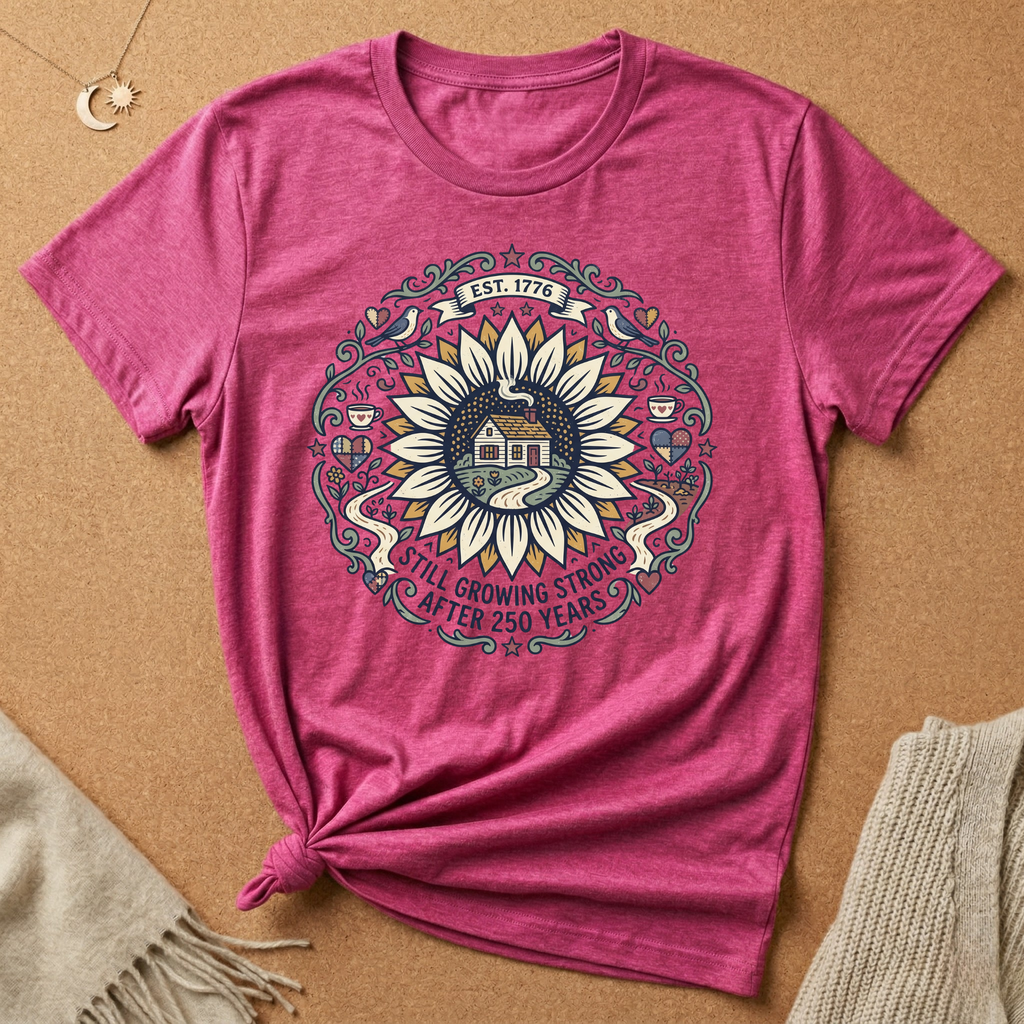 Still Growing Strong America 250 Years Tee