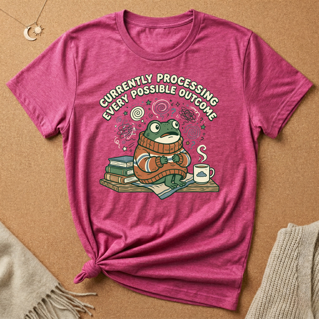 Currently Processing Every Possible Outcome Frog Tee