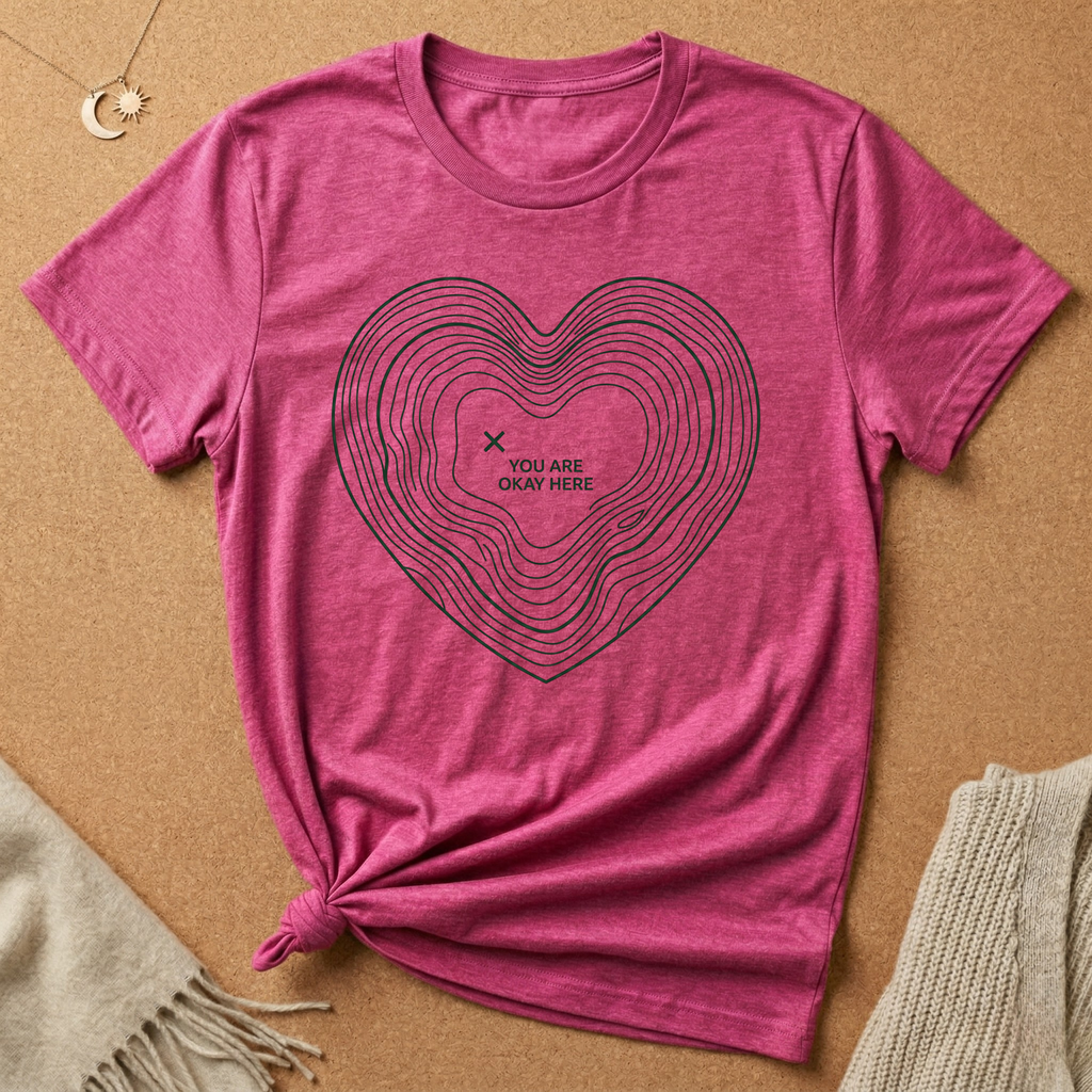 Heart Topography Tee