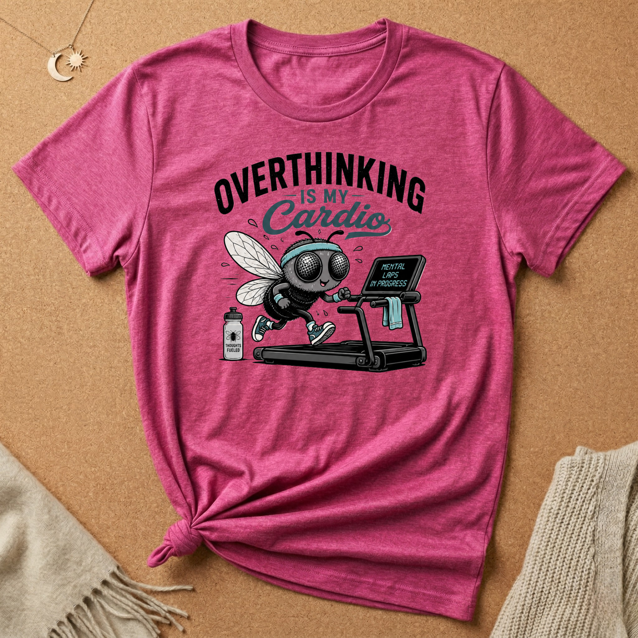 Overthinking Is My Cardio Fly Tee