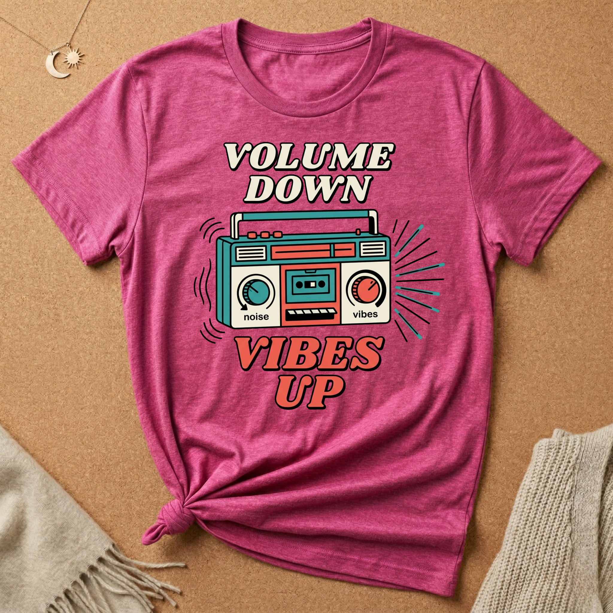 Volume Down, Vibes Up Tee